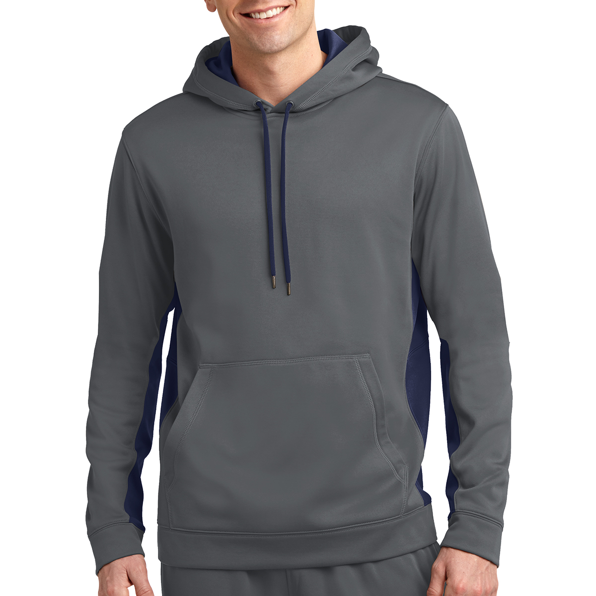 Sport-Tek® Sport-Wick® Fleece Colorblock Hooded Pullover 3