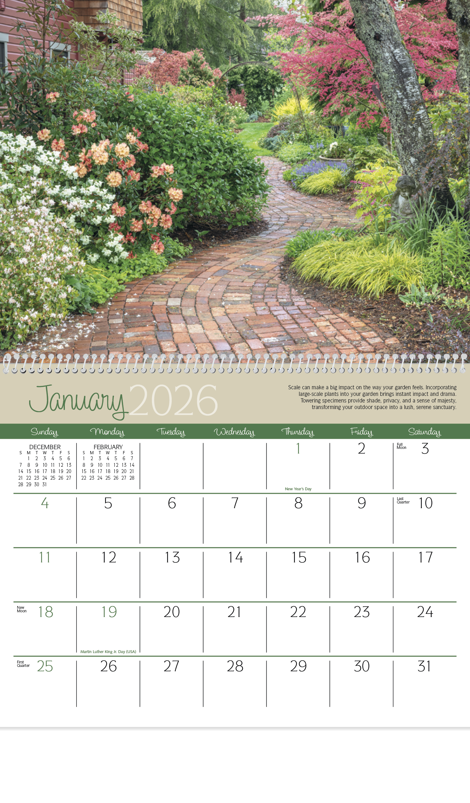 Triumph® Calendars Gardens Calendar 5