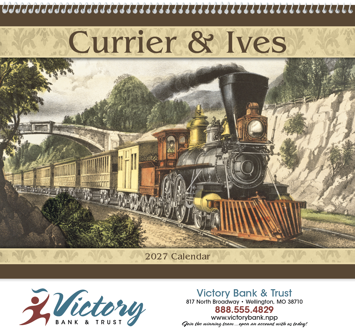 Good Value™ Currier & Ives - Spiral Calendar 47