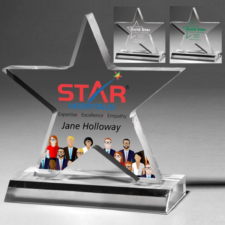 Large Star Award - Screen Printed