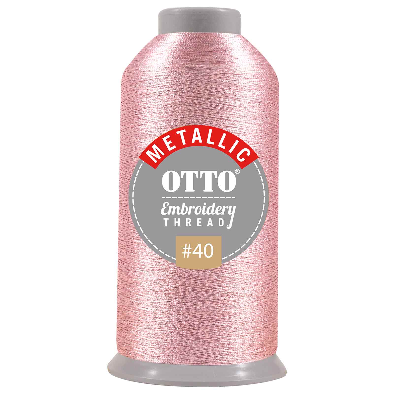 OTTO Embroidery Metallic Thread #40 3,300 yd. Cone 3