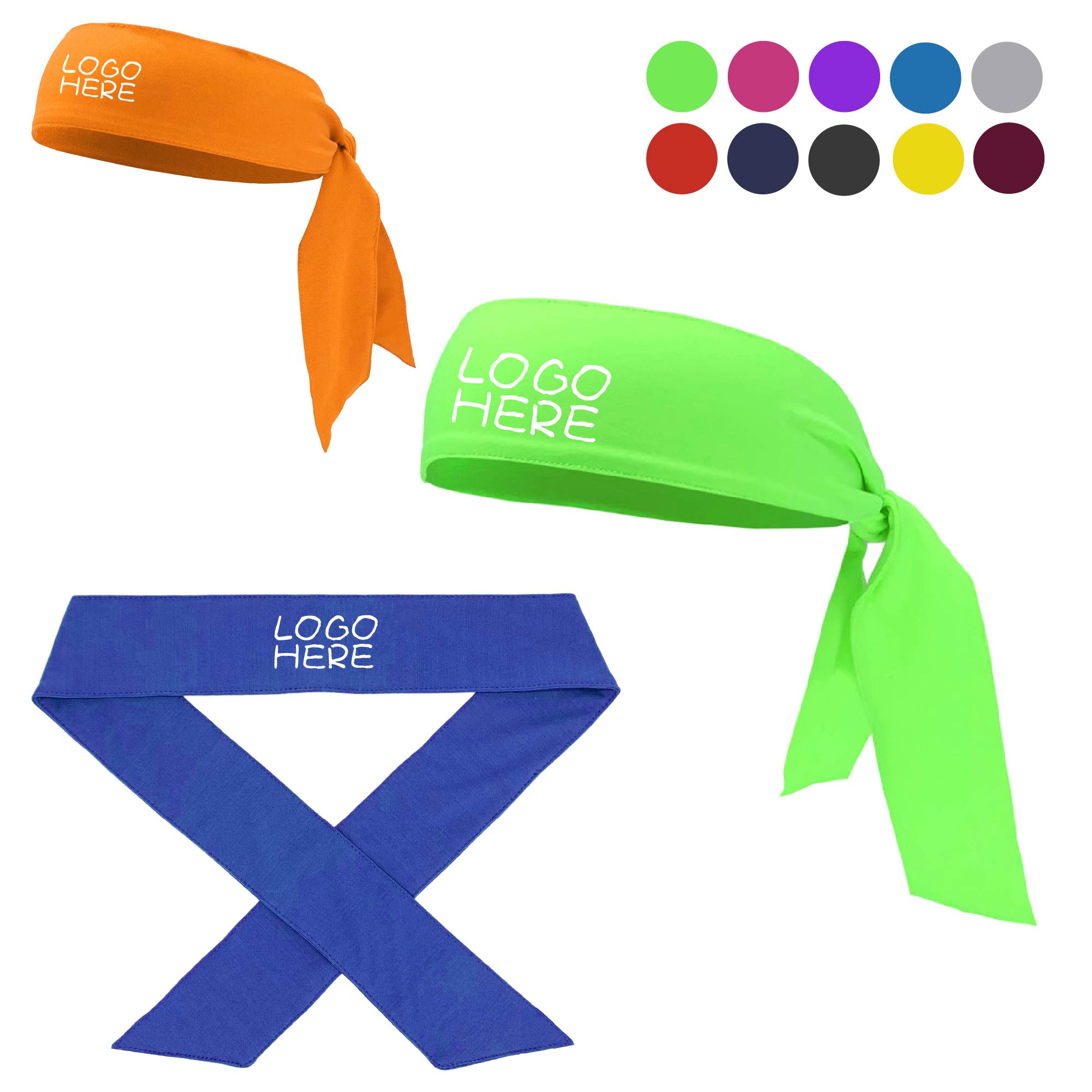 Dual-Function Cooling and Sun Protection Ice-Silk Headband 2