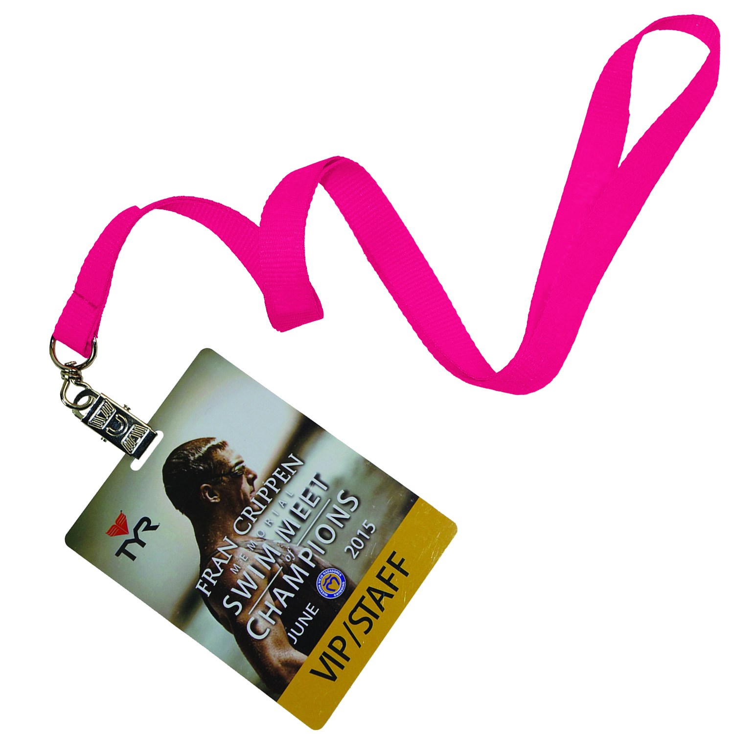 5/8 inch Polyester Lanyards w/ PVC Card 1