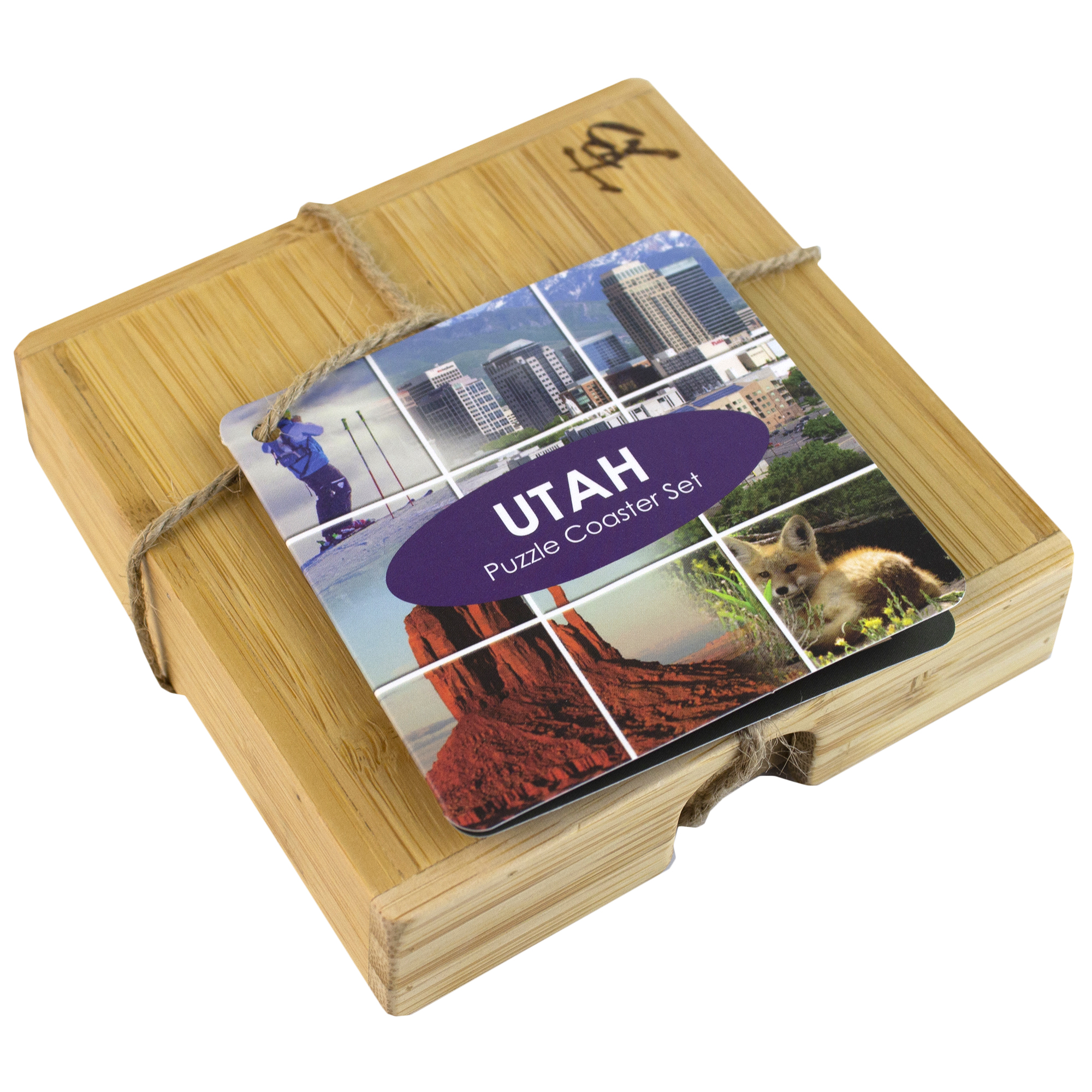 Utah Puzzle Coaster Set 15