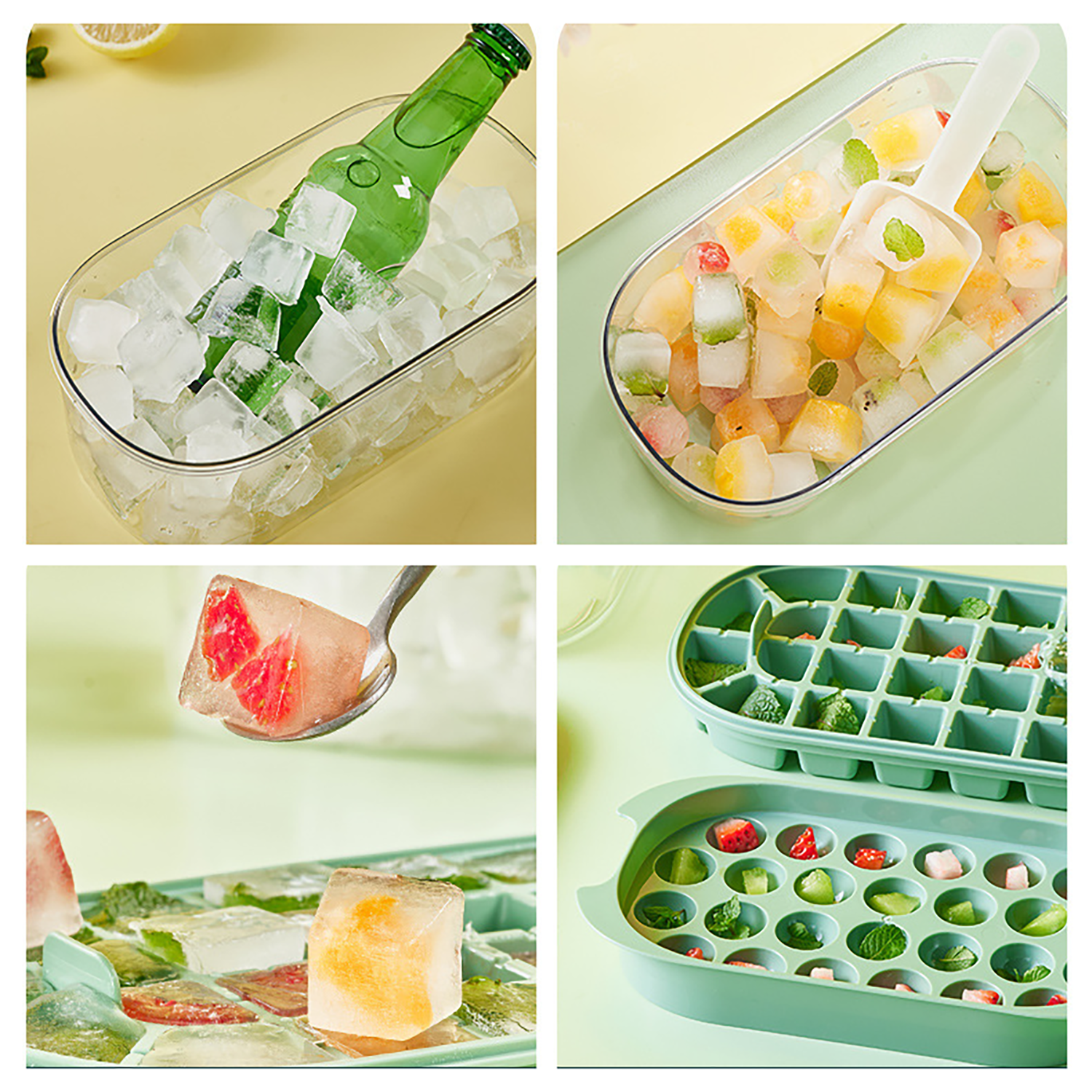 Silicon Press Type Double-Layer Ice Mold Box 5