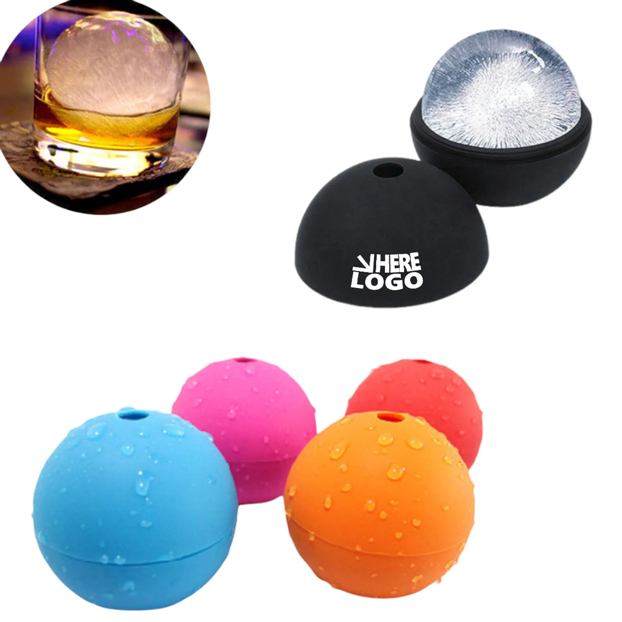 Large Silicone Ice Ball Maker Mold 2