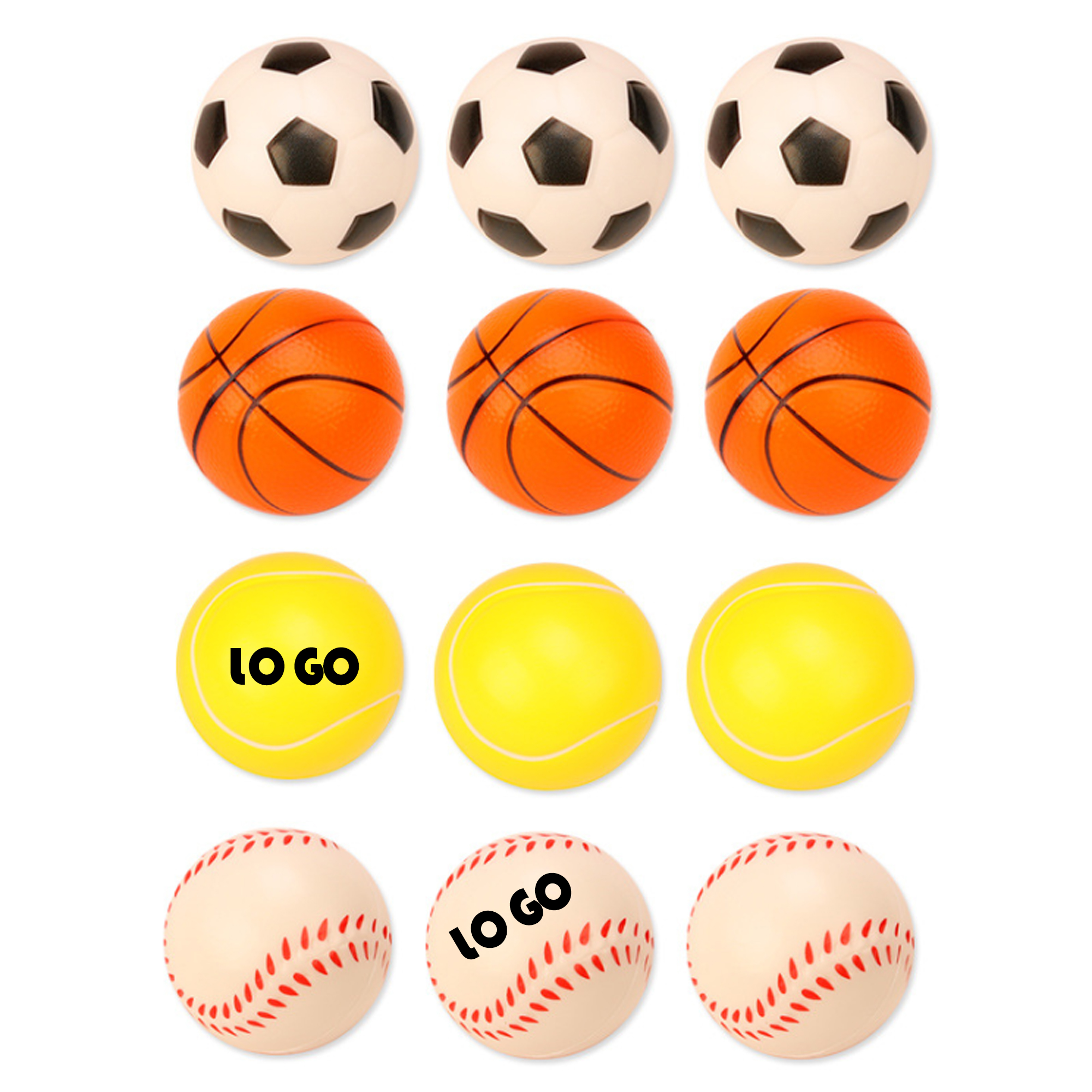 Baseball Basketball Football Stress Ball 2