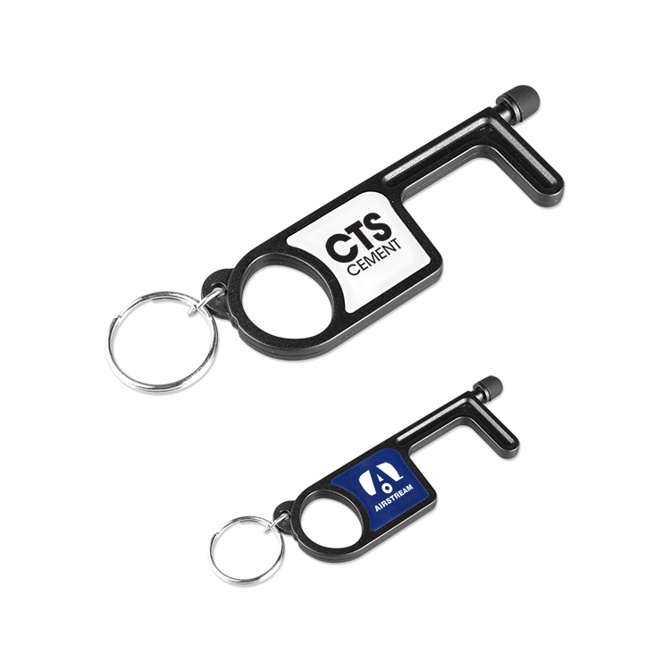 No Touch Tool with Key Ring and Stylus 3
