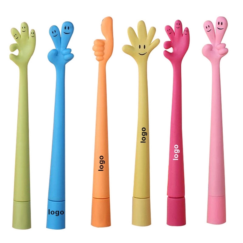 Funny Free Bending Hand Sign Ballpoint Pens 2