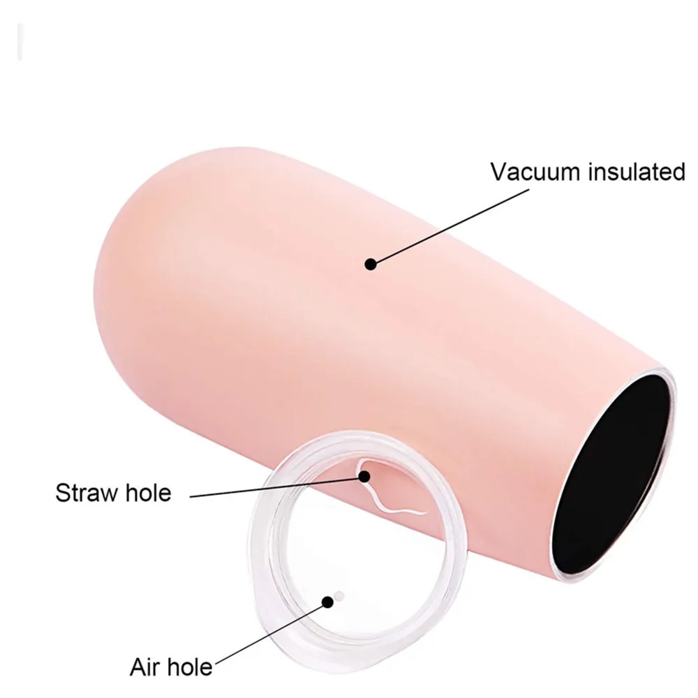 Insulated Champagne Flute With Top Lid Stainless Steel Cup 4