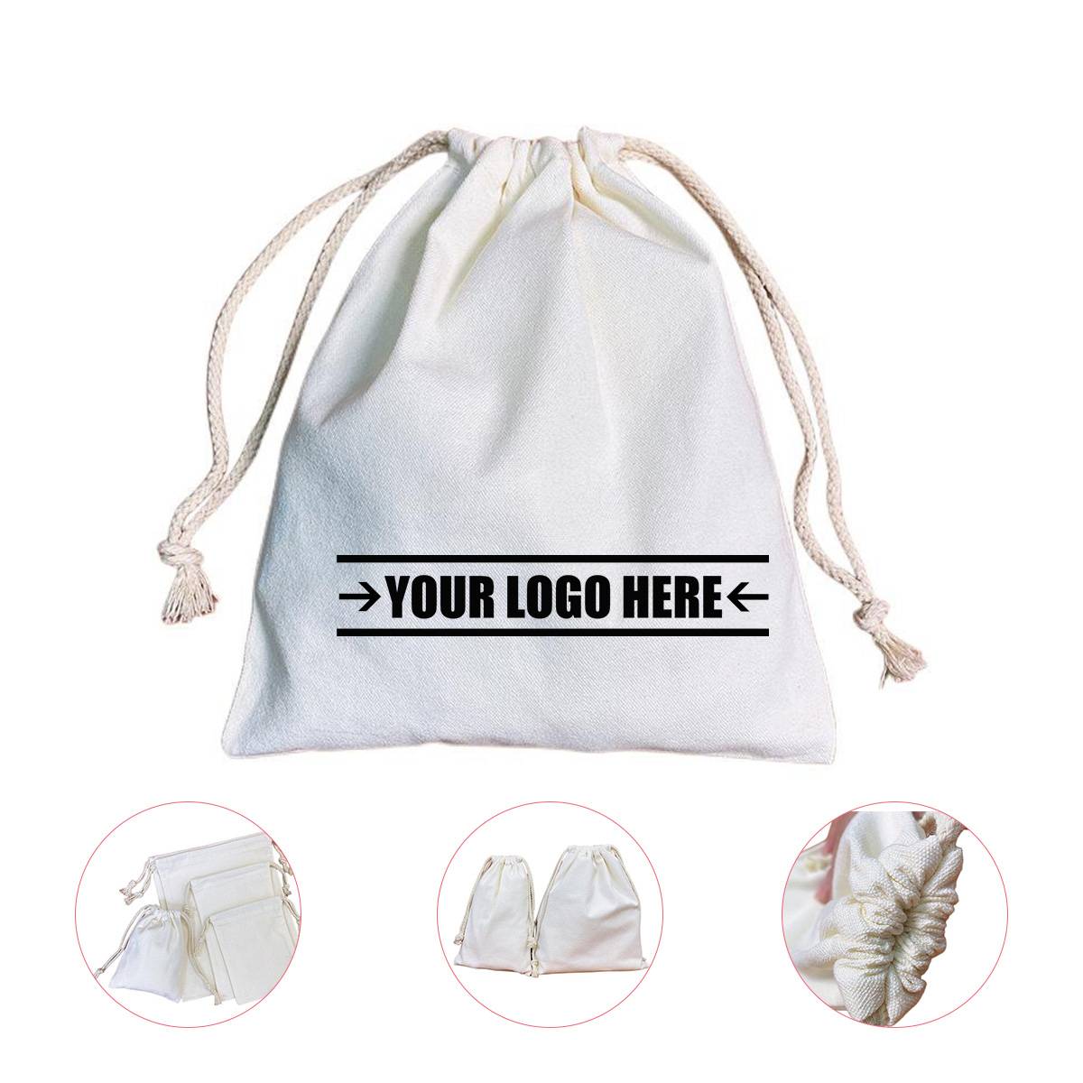Cotton Drawstring Houseware Bag 4