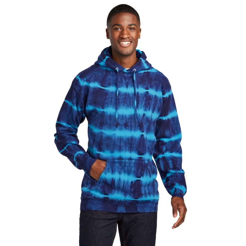 Port & Company Allover Stripe Tie-Dye Fleece 19
