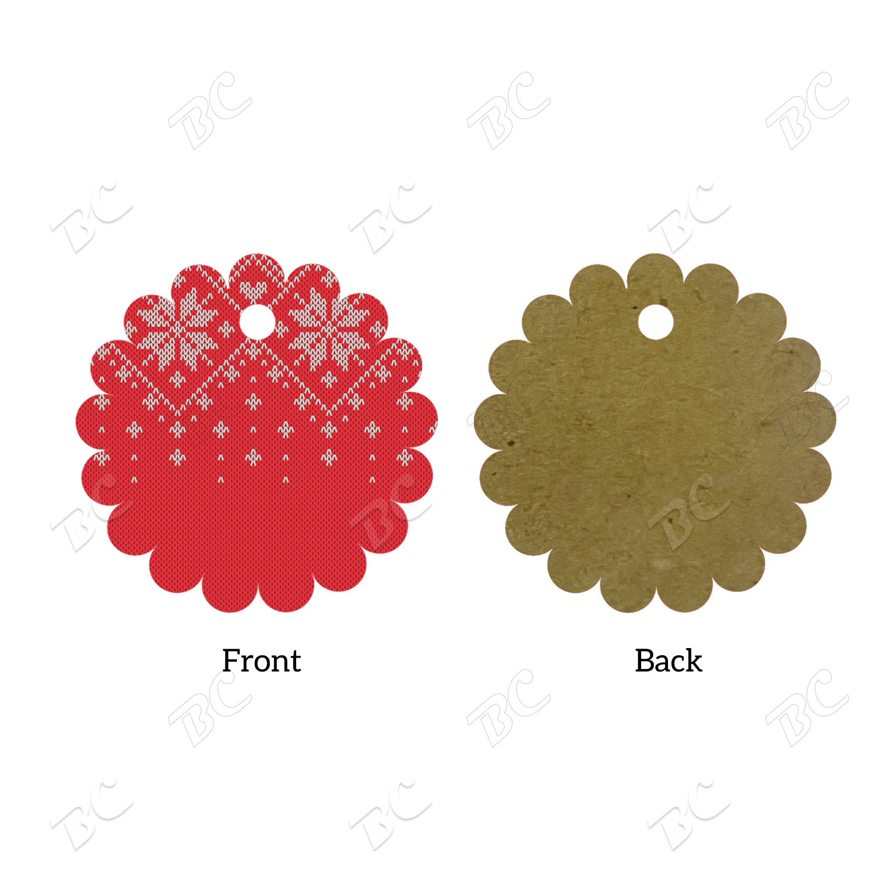 Free Shipping Full Color Christmas Ornament - Flower 46