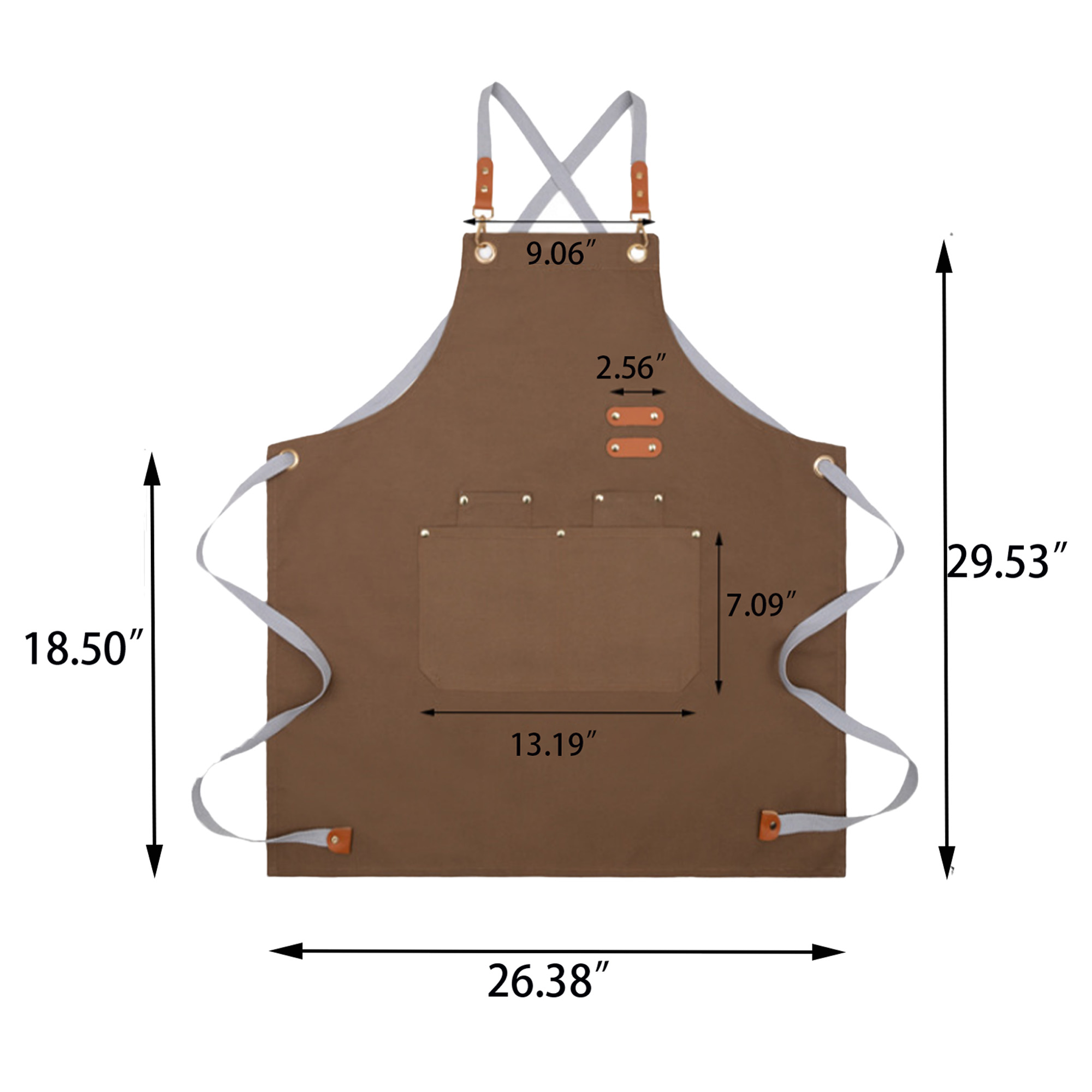 Abjustable Apron With Pockets for Gardening 4