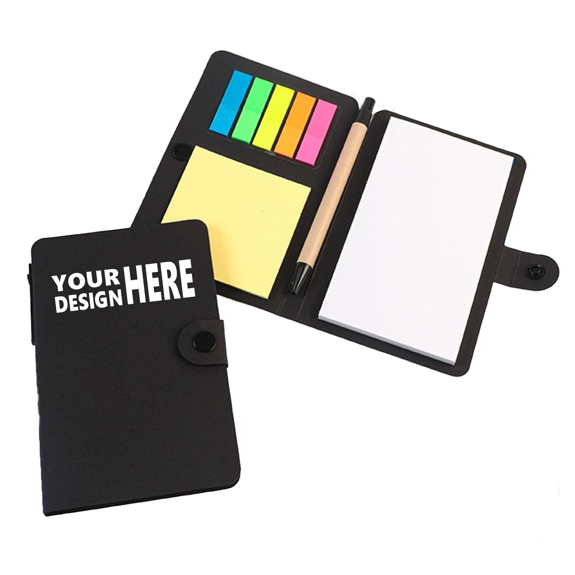 Portable Button Type Memo Pad Combo 4
