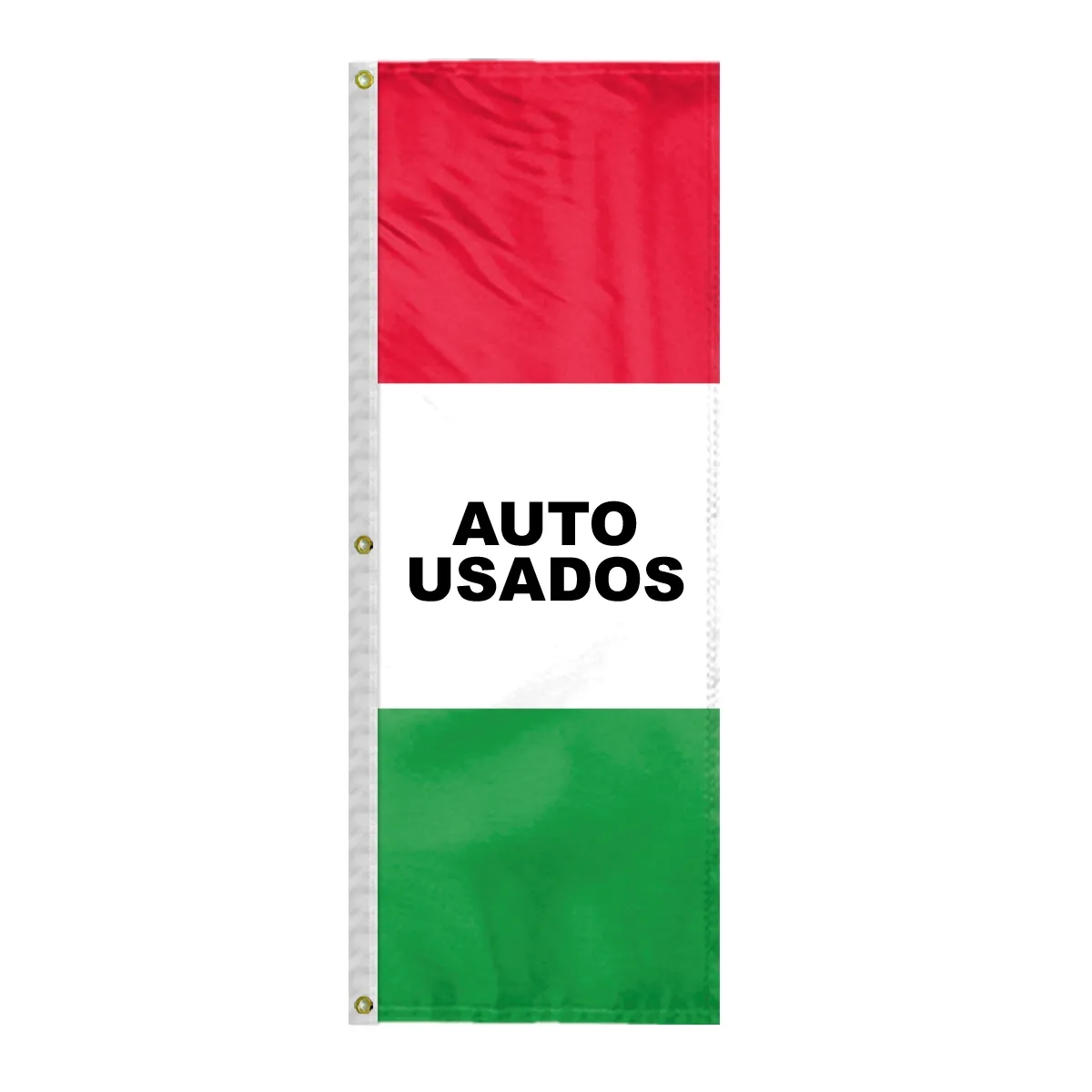 8' x 28" (3) Sewn Stripes Horizontal Message Flags 14