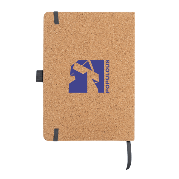Hickory Cork & Recycled PU Notebook 24