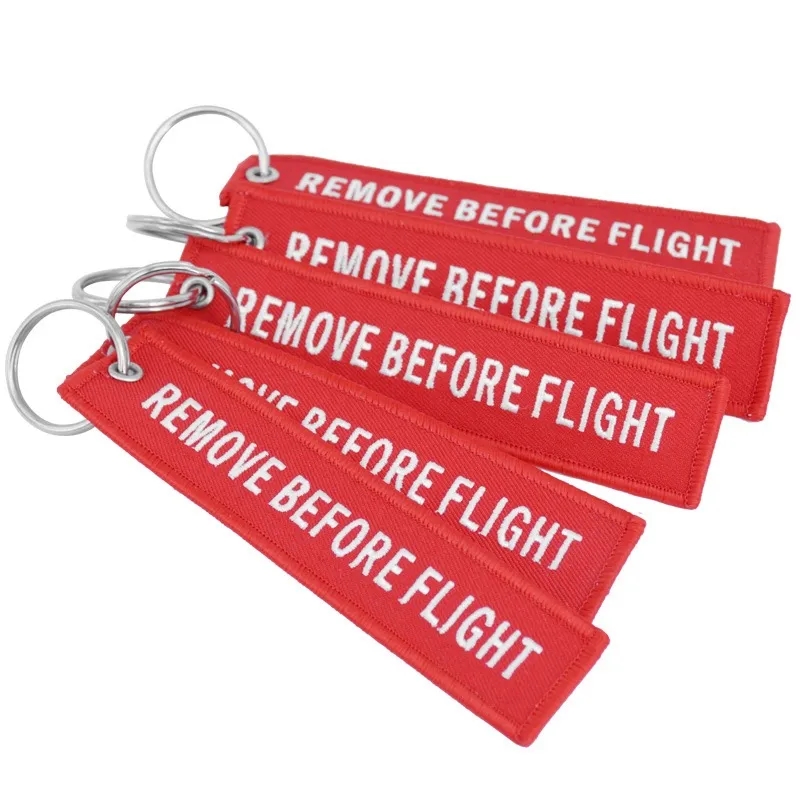 Brand Embroidery Keychain Car Aviation Motorcycle Key Ring