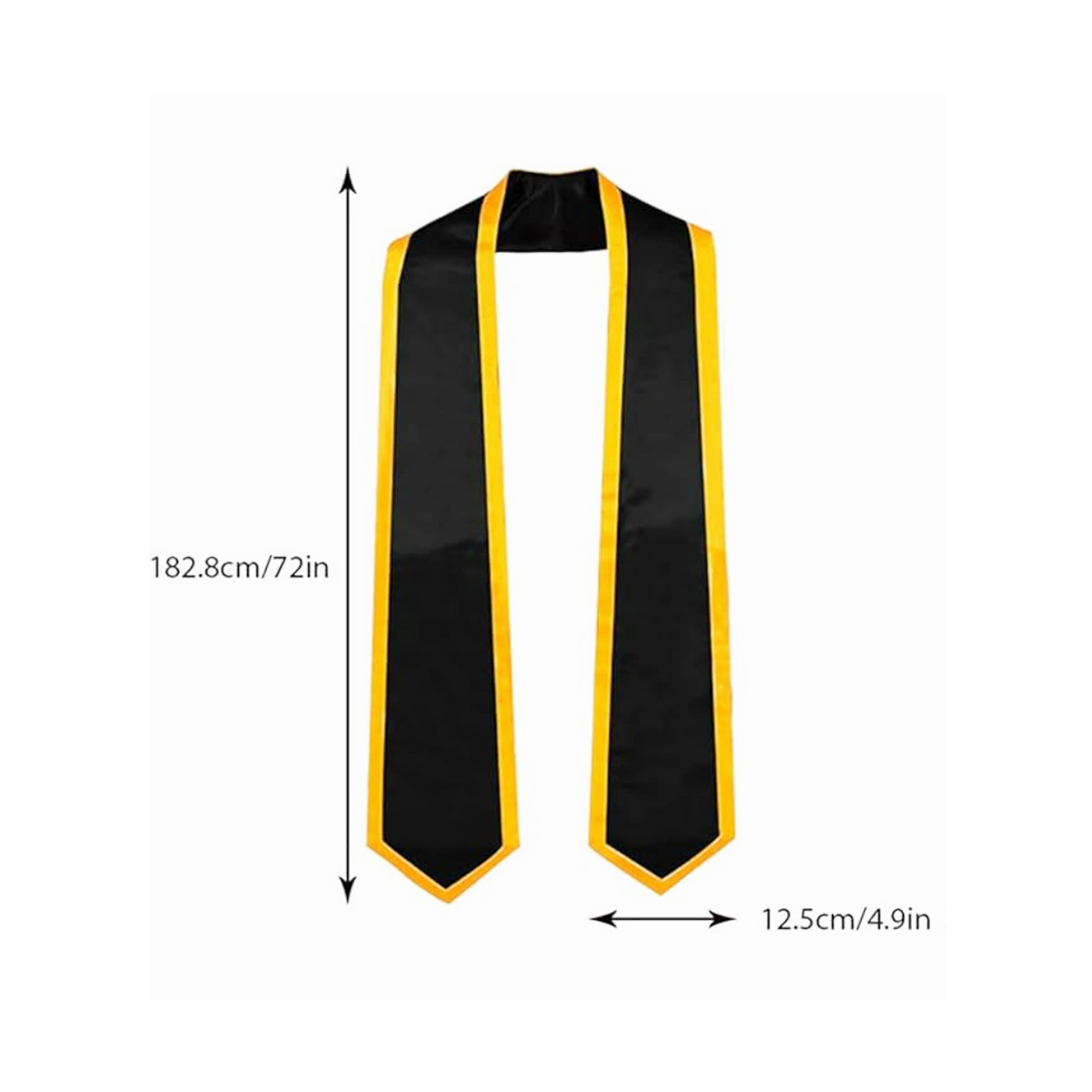 Satin Graduation Honor Stole with Trim for Ceremony 6