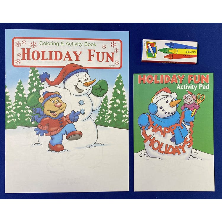 Holiday Coloring & Activity Book Sets - 3 Pieces Vol. 6 Ages 3-9 2