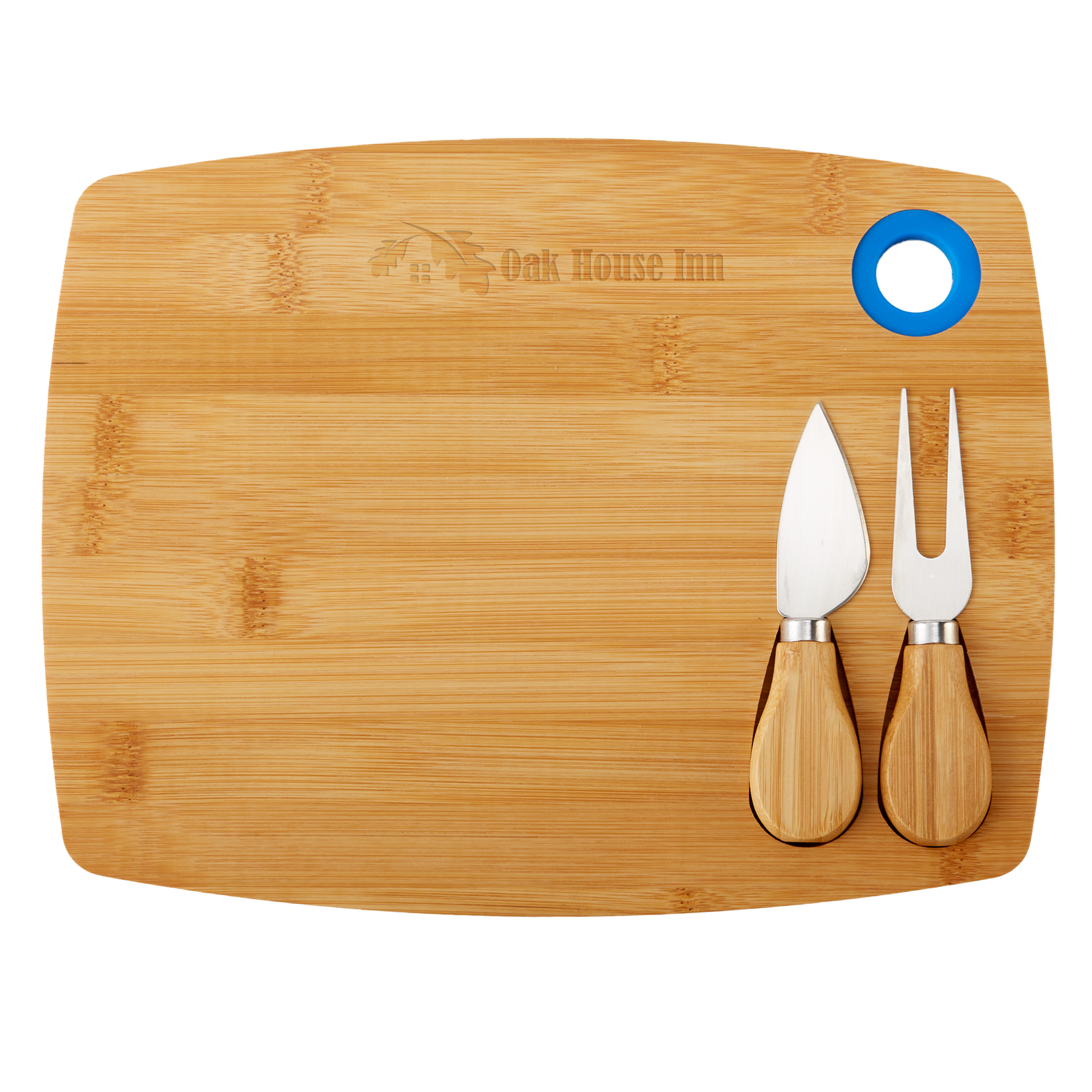 3 Piece Bamboo Cheese Board Set 2