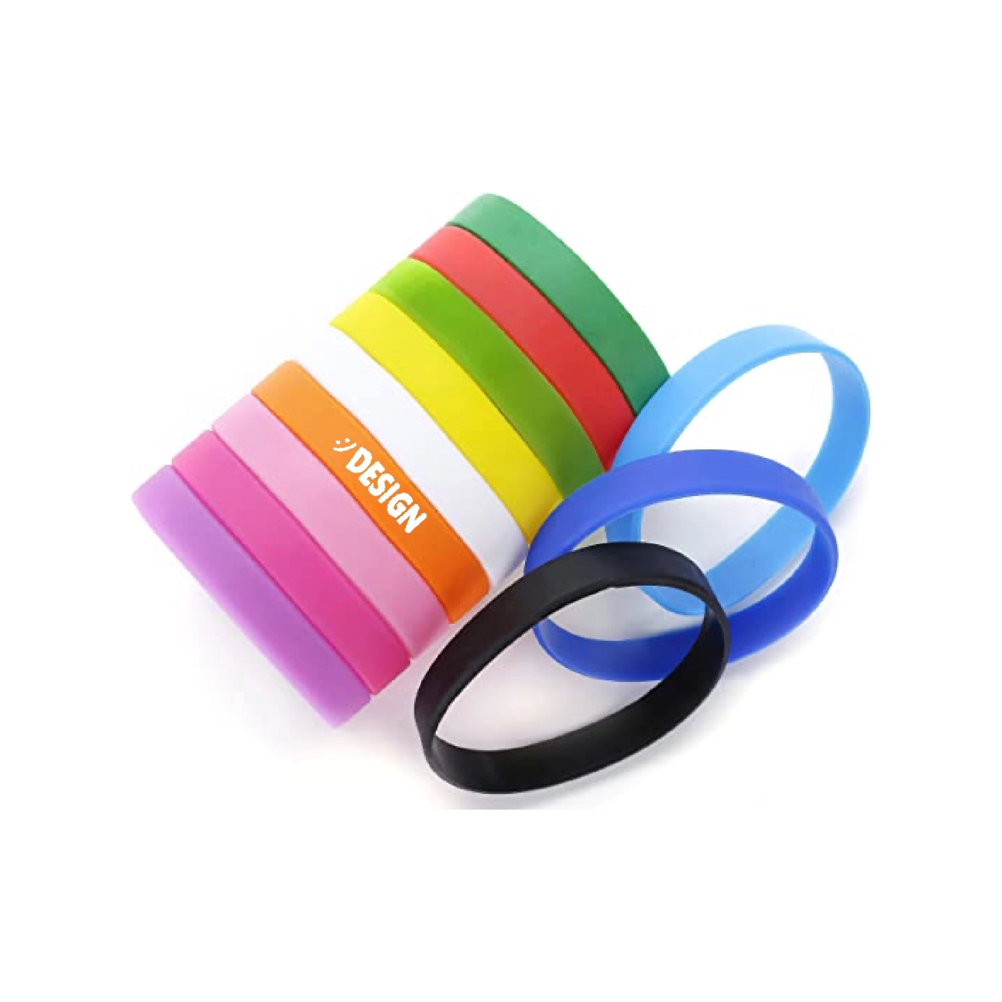 Silicone Sports Bracelet MOQ 50PCS 7