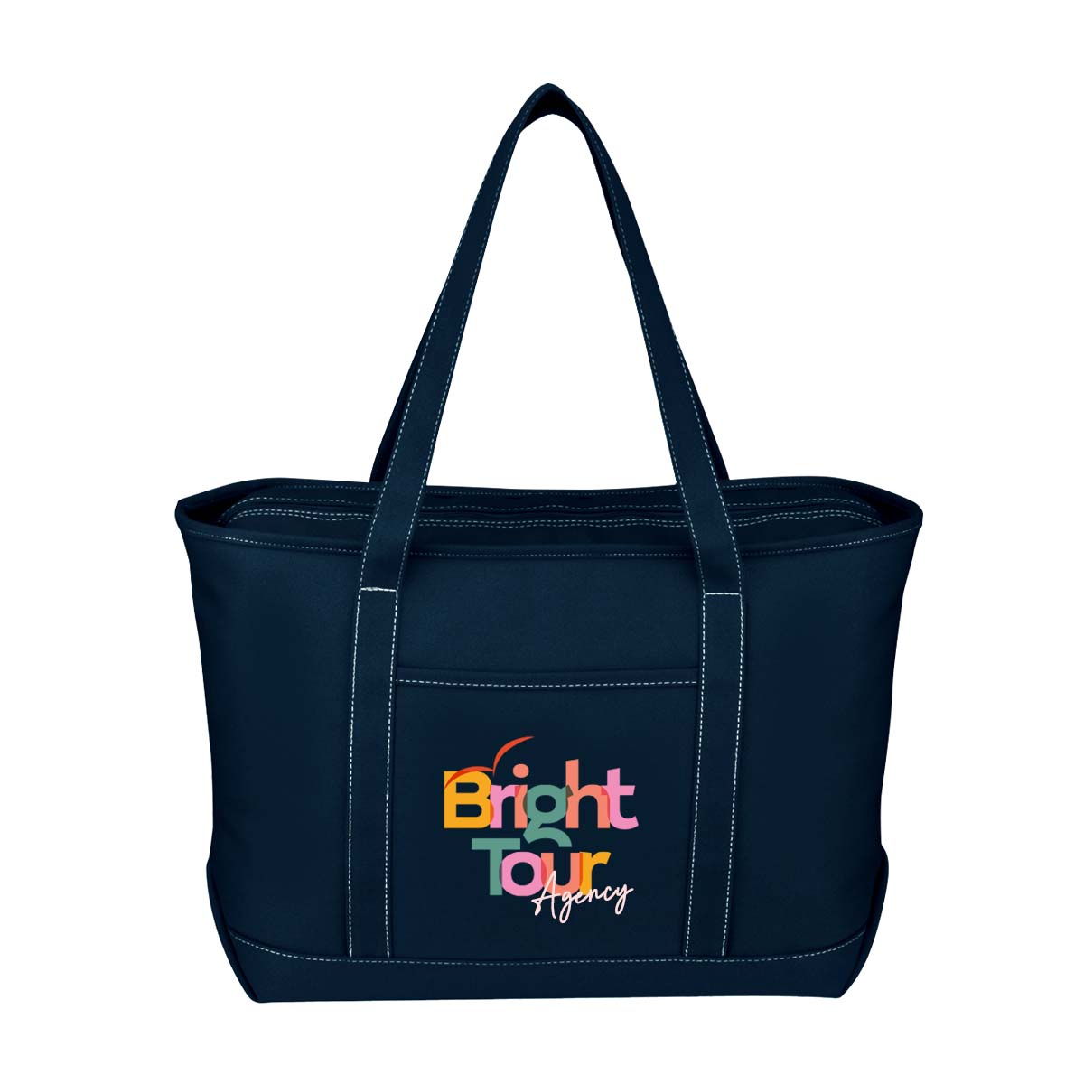 Full Color Large 24 oz. Starboard Cotton Canvas Tote Bag, custom tote bag with logo imprint 13