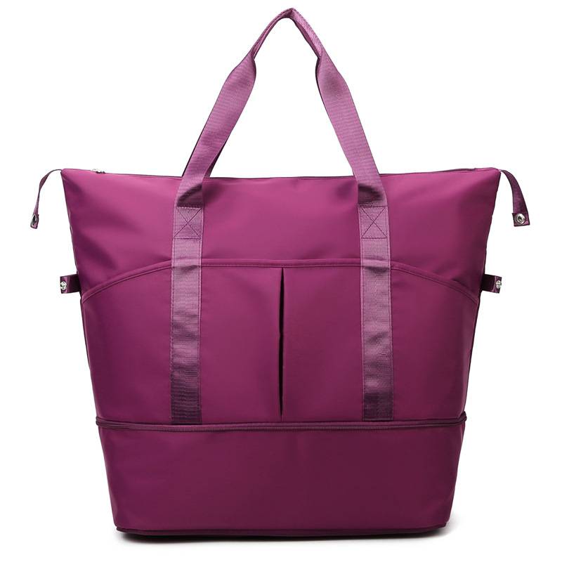 Nylon Dry Wet Separation Sports Foldable Duffel Bag 1