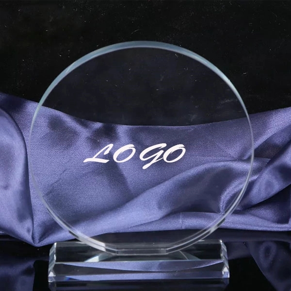 Round Shape Crystal Award trophy 2