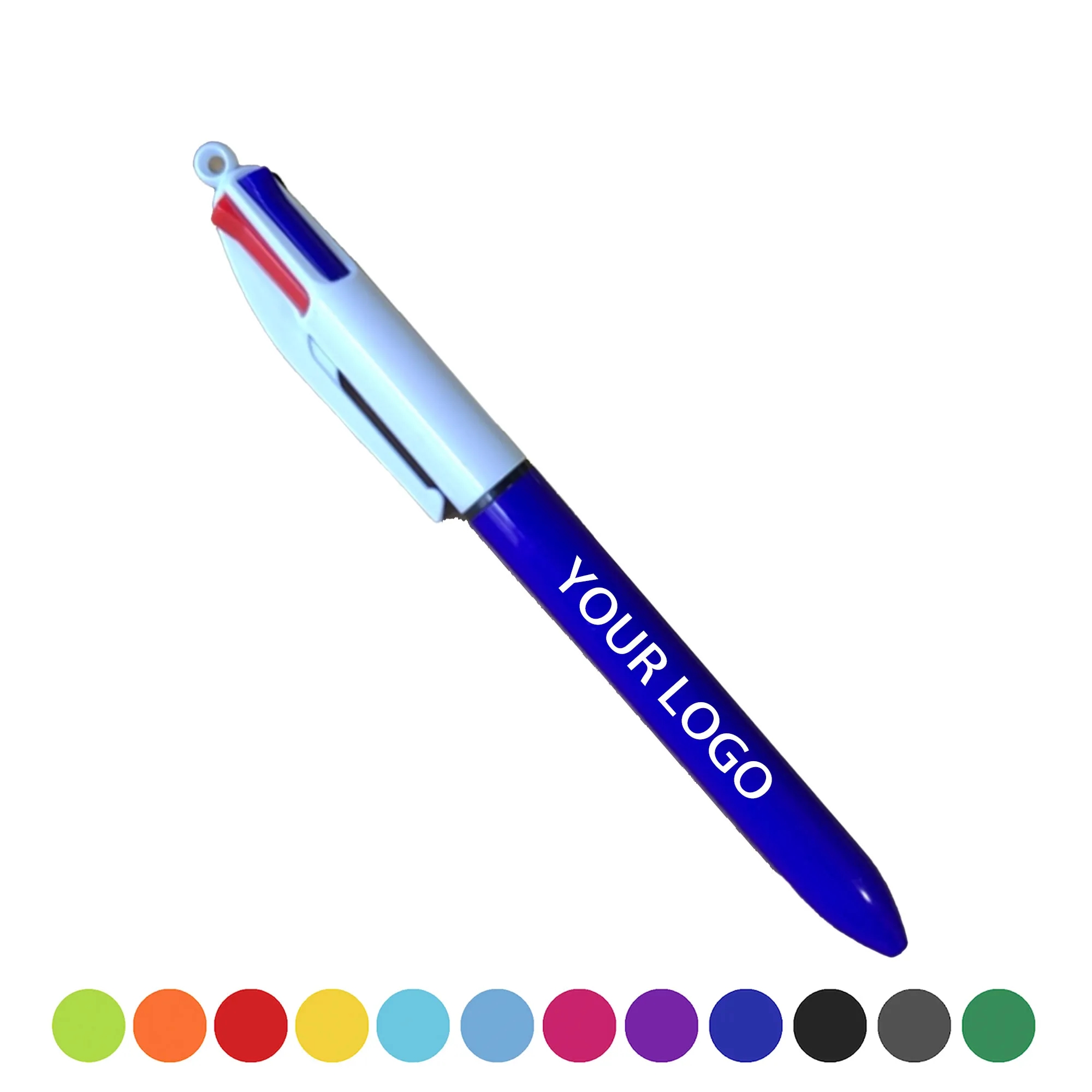 4 in 1 Multicolor  Creative Ballpoint Pen Retractable