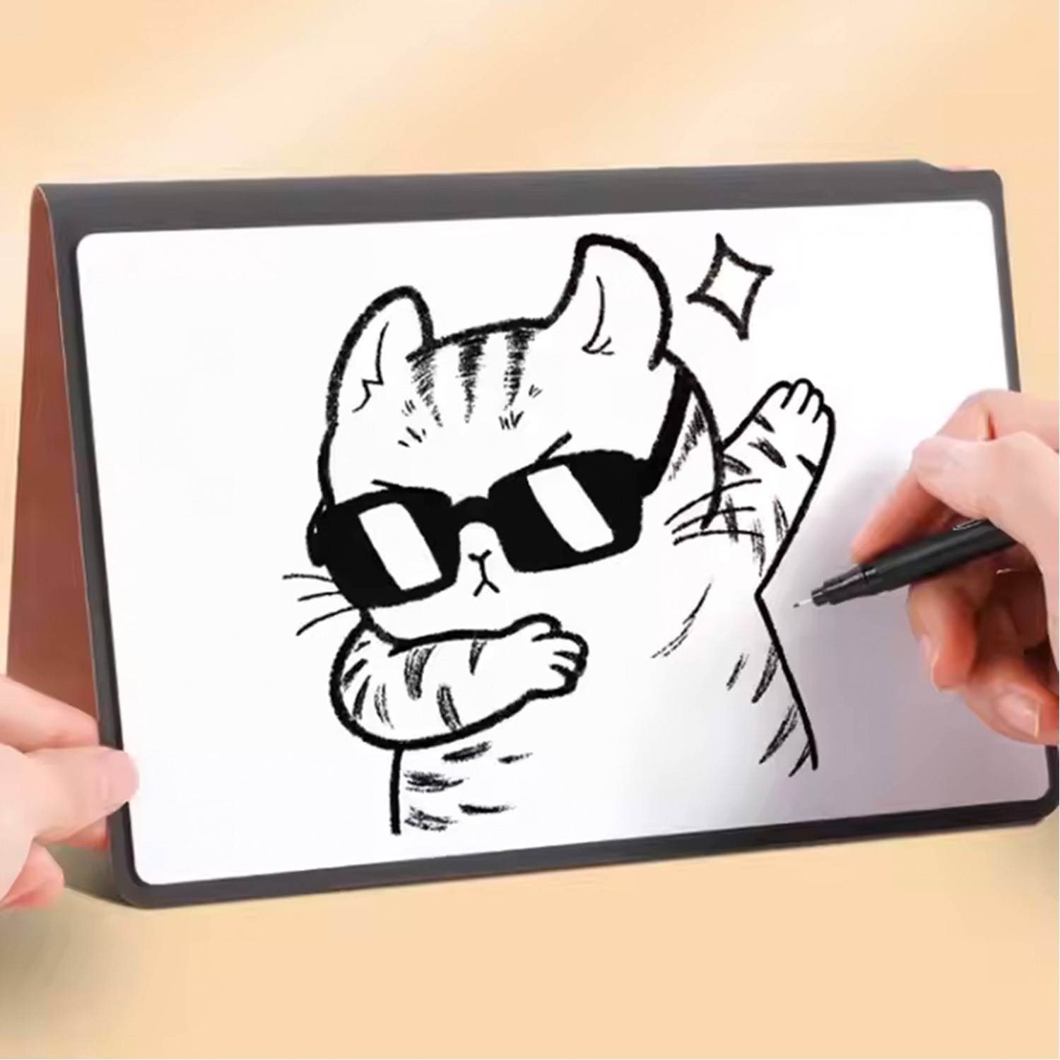 A5 Erasable Memo Board - Leather Notepad for Desk & Office 17