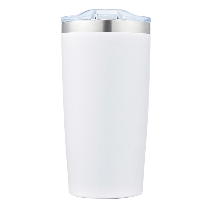 20oz. Stainless Steel Hot / Cold Beverage Tumbler with Slide Lid 6
