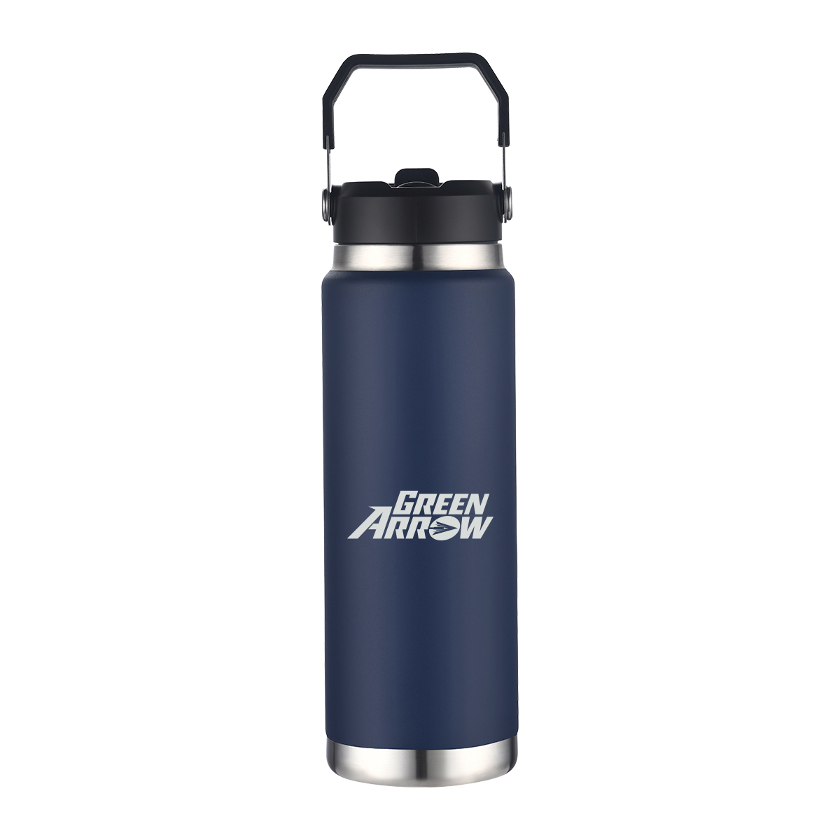 ArticFire 30oz Stainless Steel Vacuum Bottle with Carry Handle and Straw 8