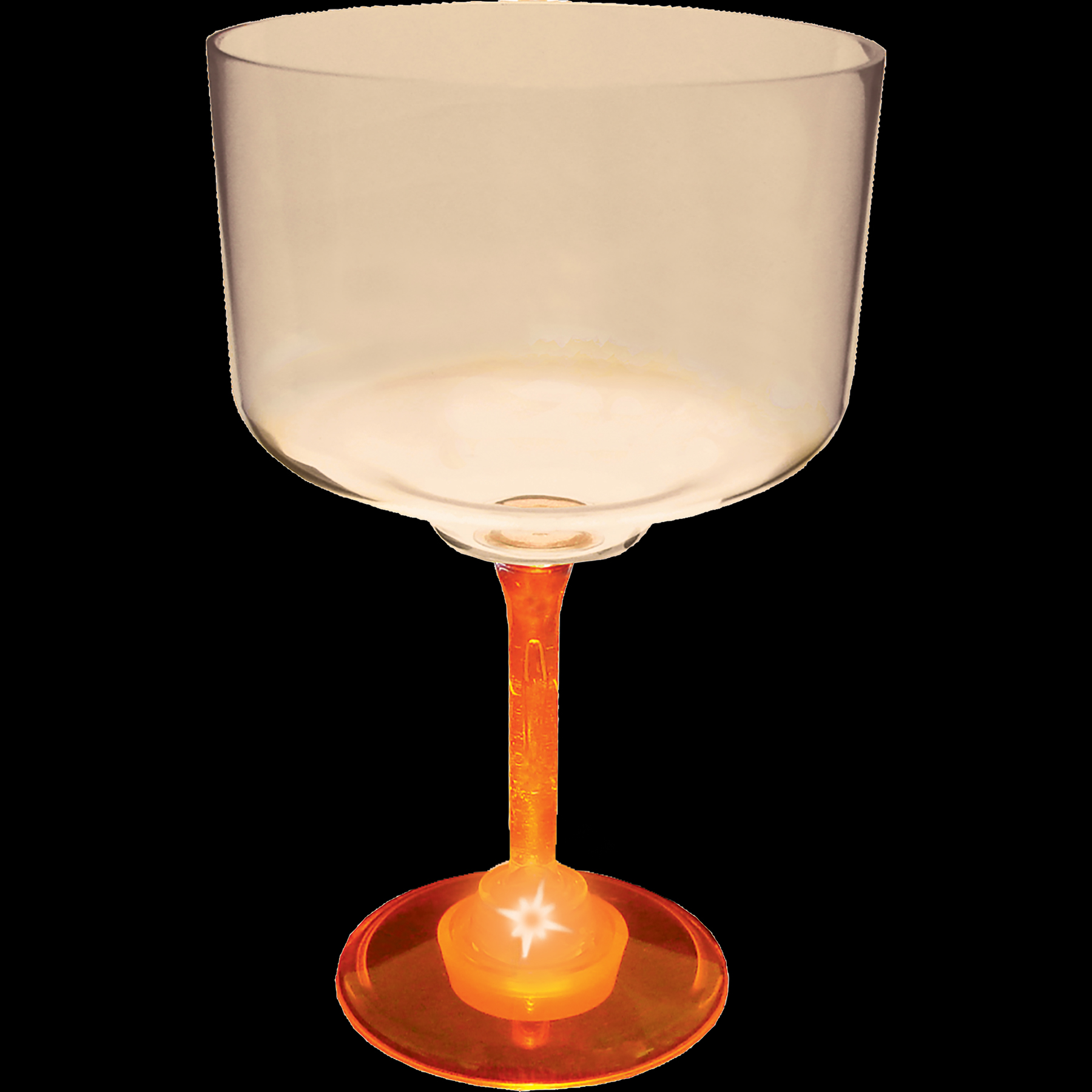 18oz Light Up Standard Stem Plastic Margarita Glass 7