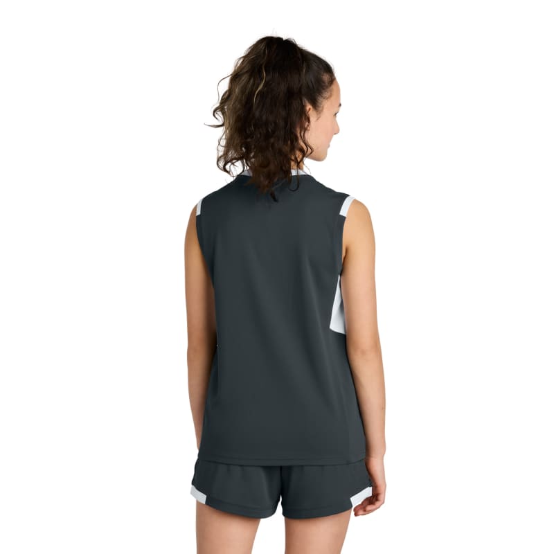 Sport-Tek Youth Club Sleeveless V-Neck 10