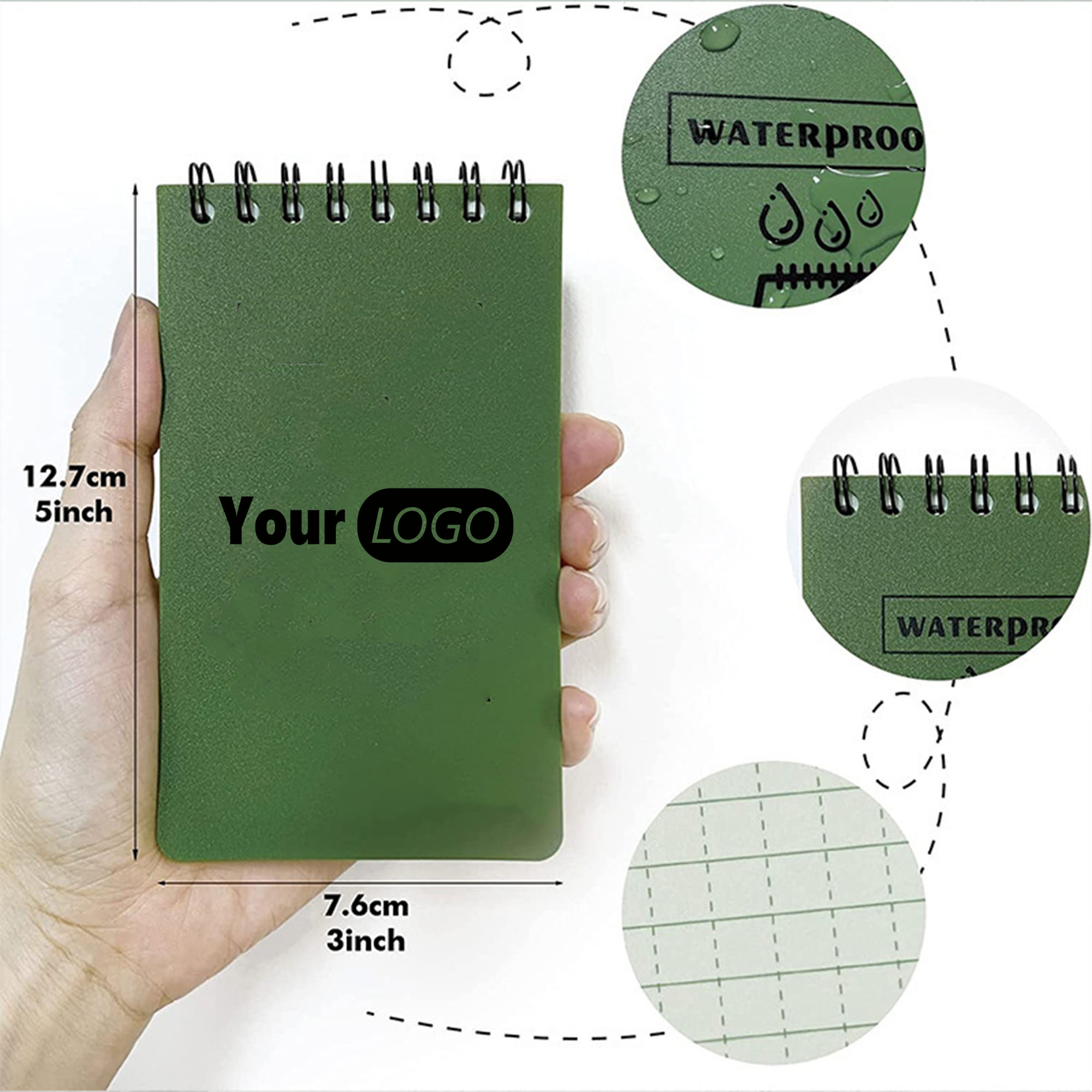 Waterproof Coil Pocket Notebook 4