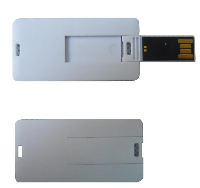 Small Plastic Credit Card USB Flash Drive 1