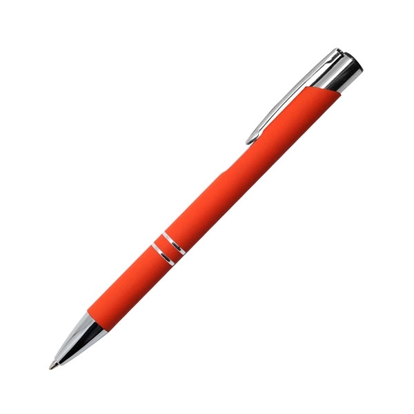 Rubberized Soft Paragon Metal Pen 1