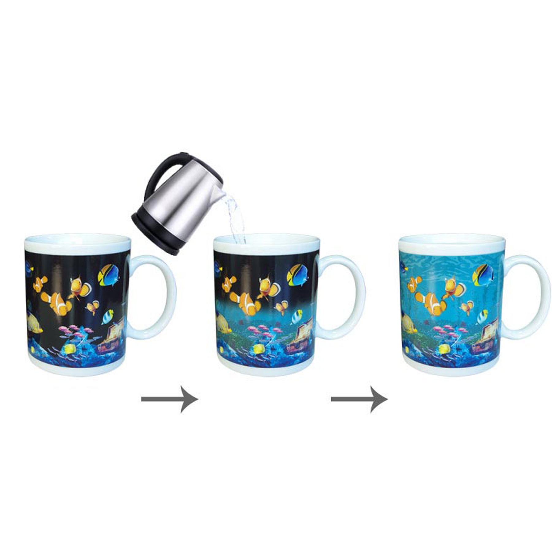 11oz Color Changing Ceramic Cup 2