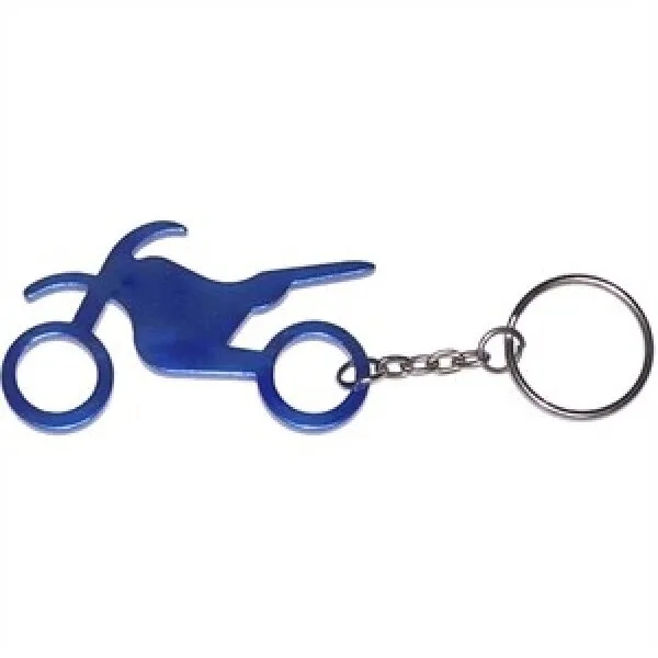 2 5/8 " Motorcycle Shaped Bottle Opener Key Holder 4