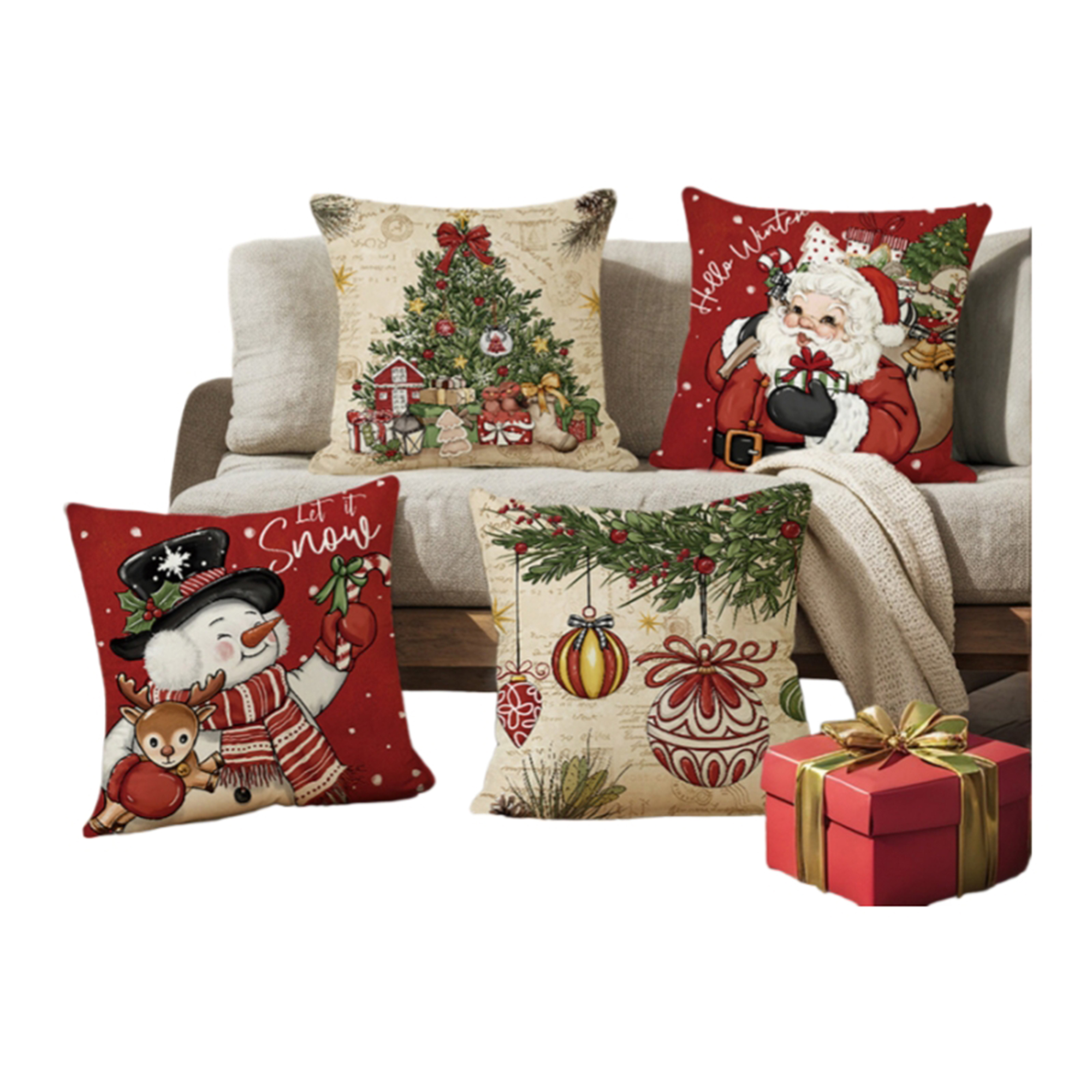 MOQ50 Full Color Soft Pillow Covers 2