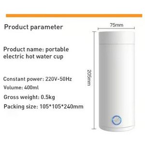 13.5 Oz Travel Portable Electric Kettle for Boiling Water 6