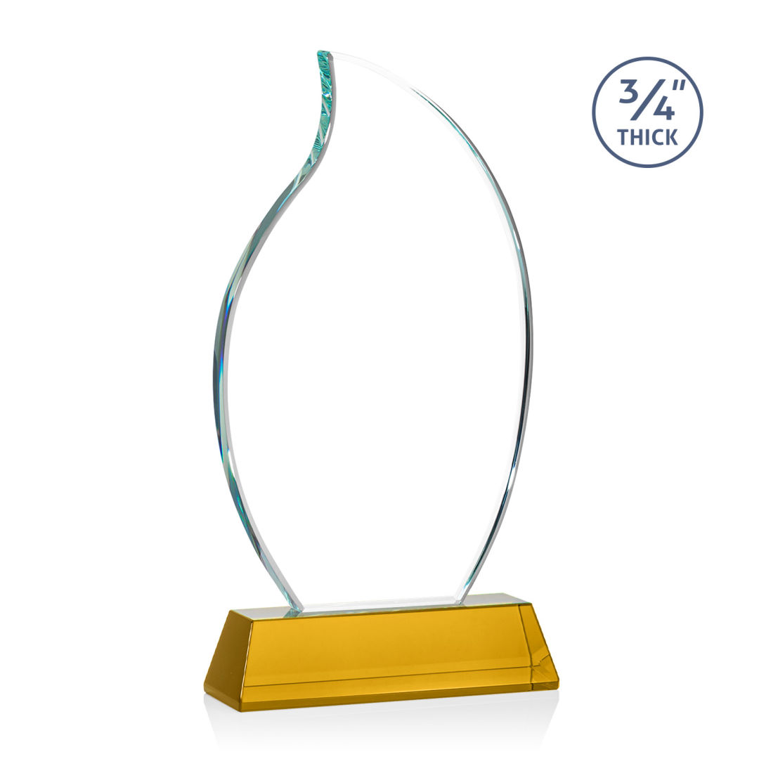 Croydon VividPrint™ Award on Newhaven Base - Amber 11