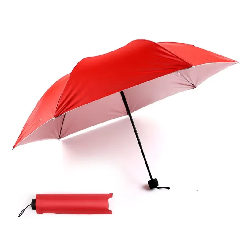 42" Arc Budget Promotional Telescopic Folding Umbrella 4