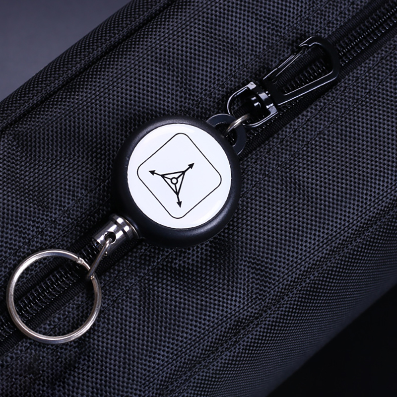 Retractable Badge Reel with Key Chain 7