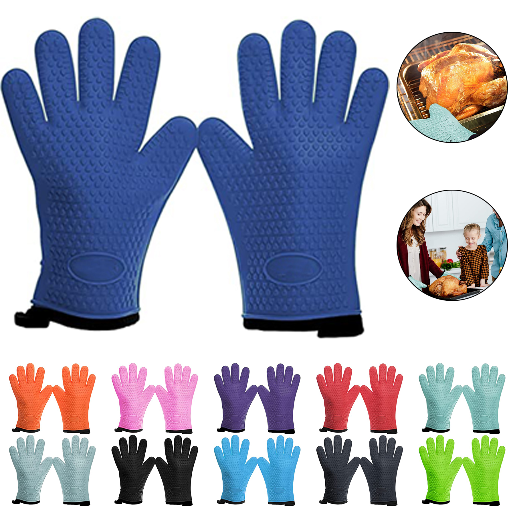 Silicone Oven Gloves 1