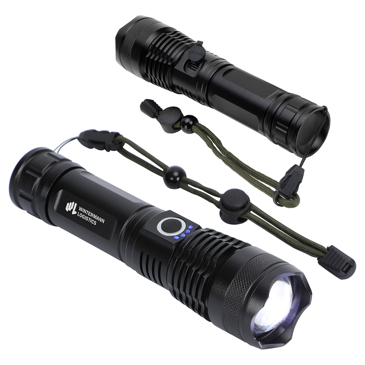 Best Buddy Tools ® Zoom Rechargeable Aluminum Telescopic-Focus LED Flashlight 1