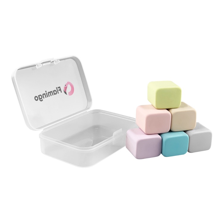 Happy Cube Rubber Eraser Set 5