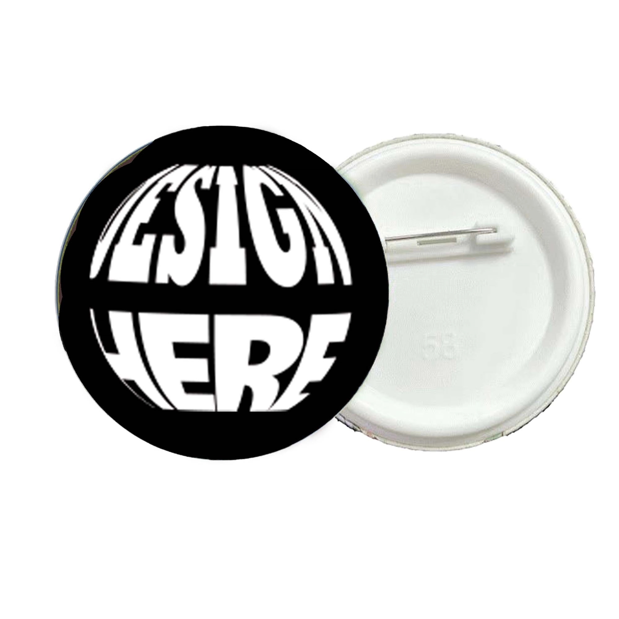 Round Tinplate Brooch Buttons 9