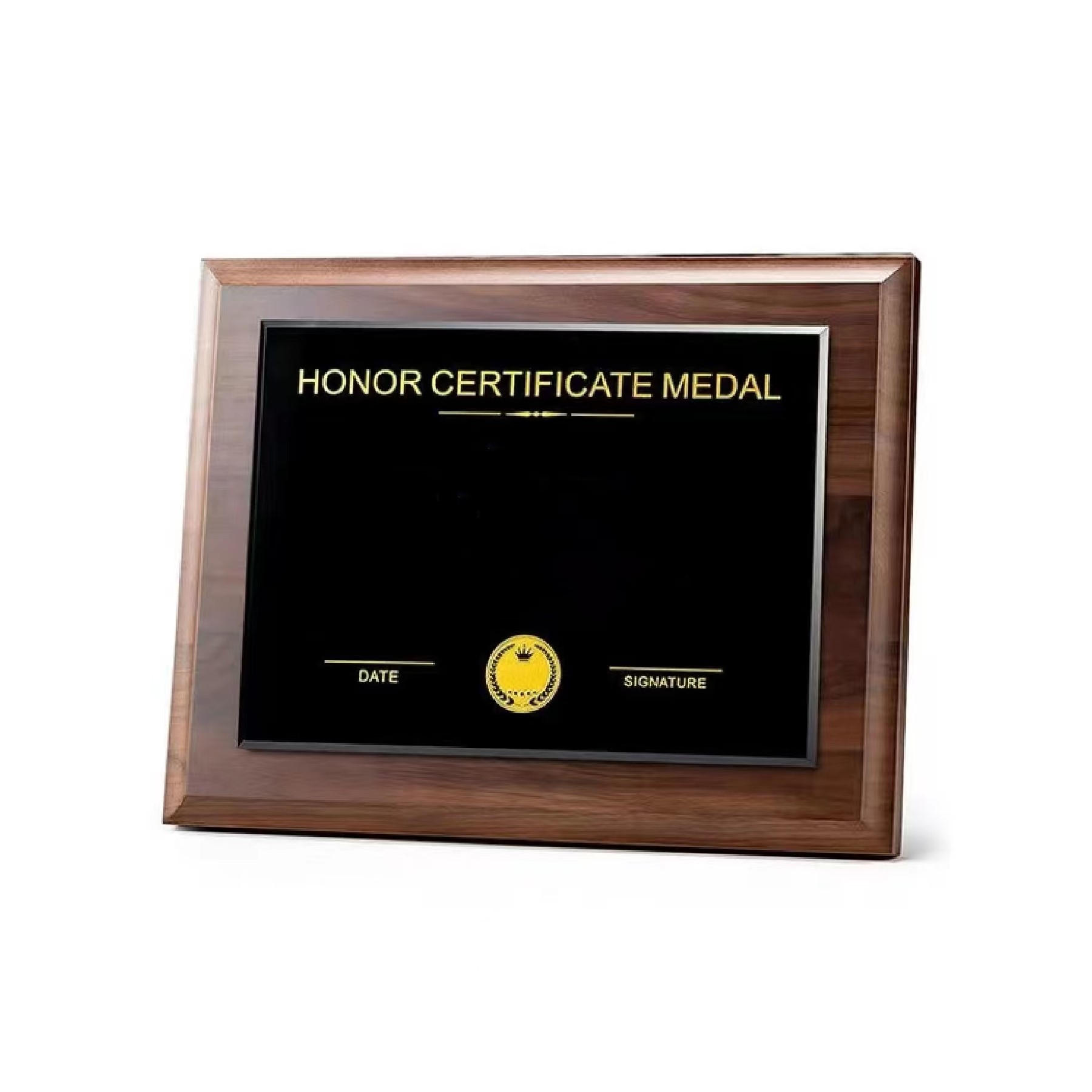 Customize Walnut Certificate Award Plaque (direct import) 4